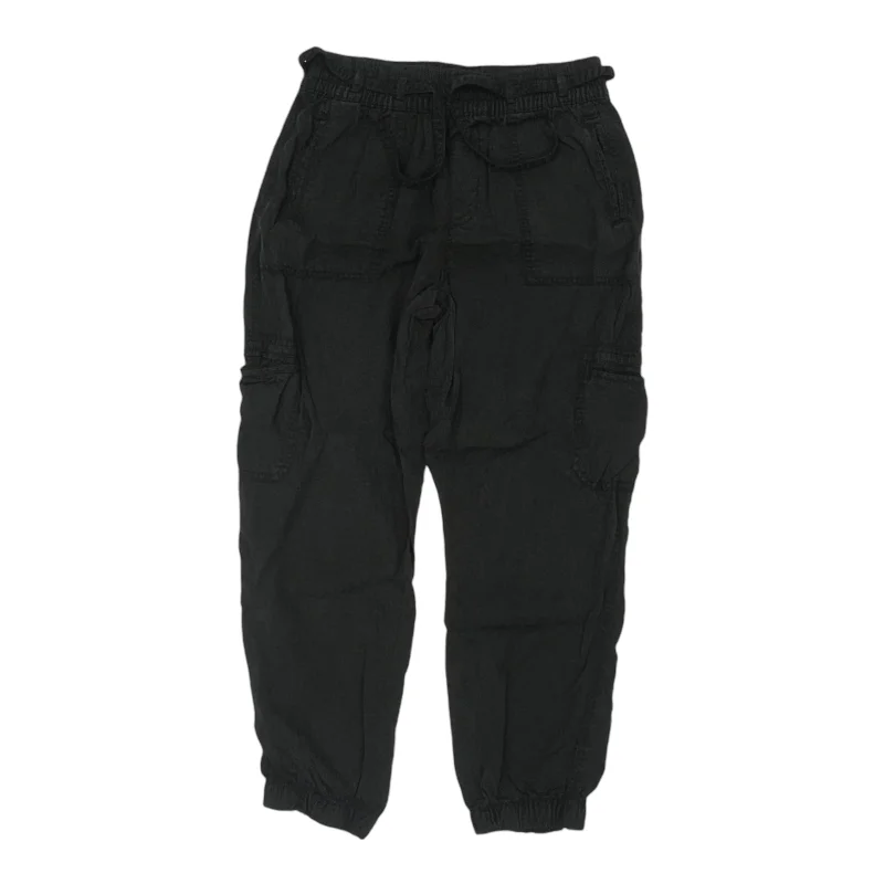 Breathable cotton pants for all-day summer ease -Pants Joggers By American Eagle In Black, Size:S