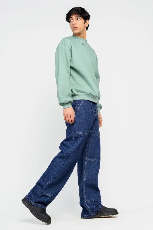 Party Jeans for Night Out -Coplanar Straight Men's Jeans