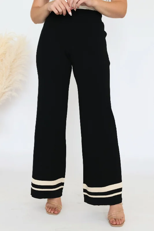 Relaxed cotton pants for breezy casual days -Margot Knit Pant-Final Sale