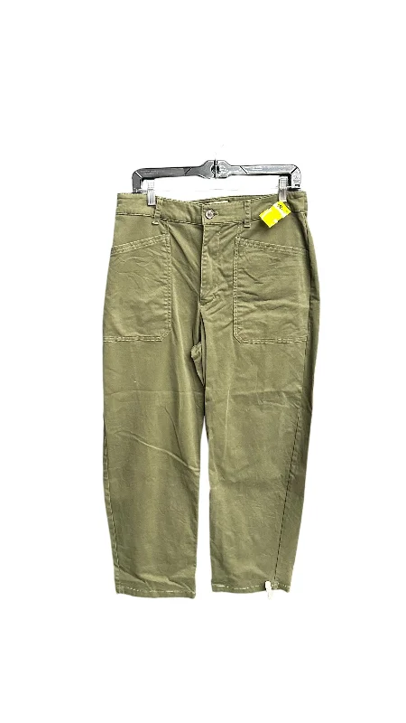 Weather-resistant pants for unpredictable climate needs -Pants Cargo & Utility By Universal Thread In Green, Size: 10