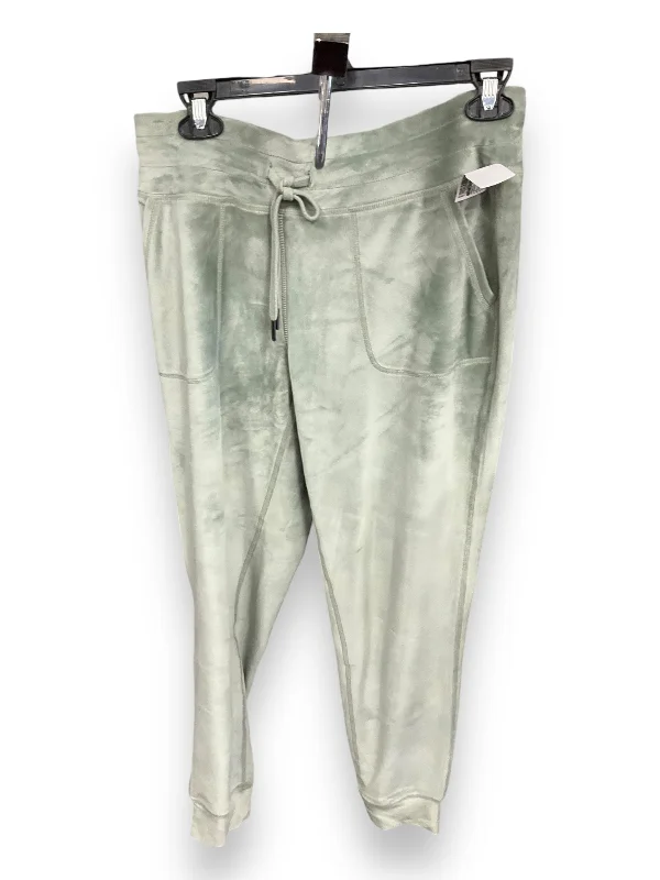 Flowy wide pants for artistic bohemian vibes -Pants Joggers By 32 Degrees In Green, Size: S