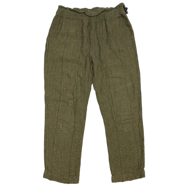 Stylish flare pants for retro party looks -Pants Other By Free People In Green, Size: 6