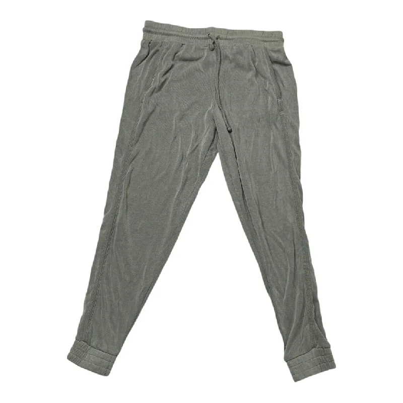 Casual drawstring pants for effortless home relaxation -Pants Lounge By Free People In Green, Size: M