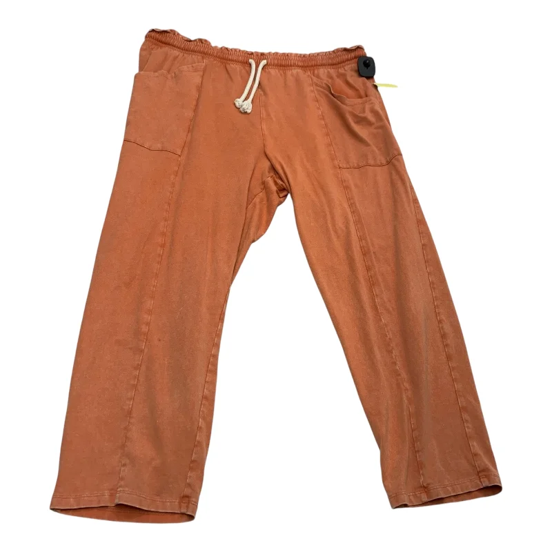 Adjustable waist pants for custom fit ease -Pants Other By Universal Thread In Orange, Size: Xxl