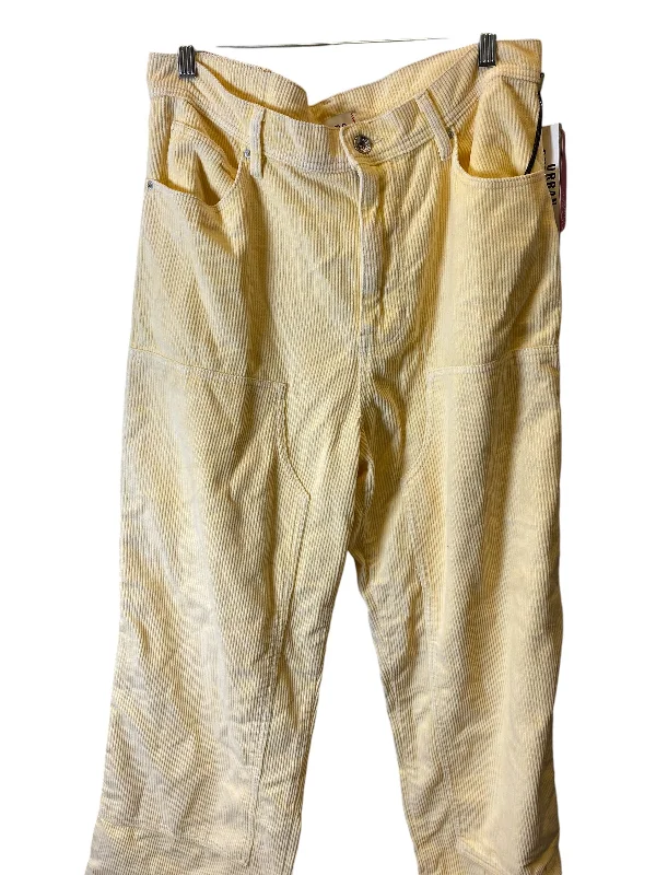 Soft jogger pants for relaxed weekend lounging -Pants Cargo & Utility By Bdg In Yellow, Size: 18