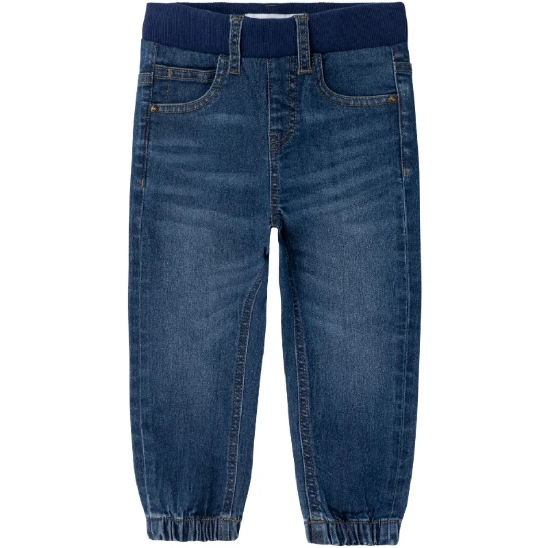 Business Jeans for Dressy -Name It Dark Blue Denim Ben Round Jeans