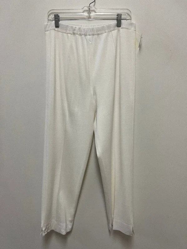 Tapered ankle pants for sleek modern silhouettes -Pants Other By Ming Wang In White, Size: 8