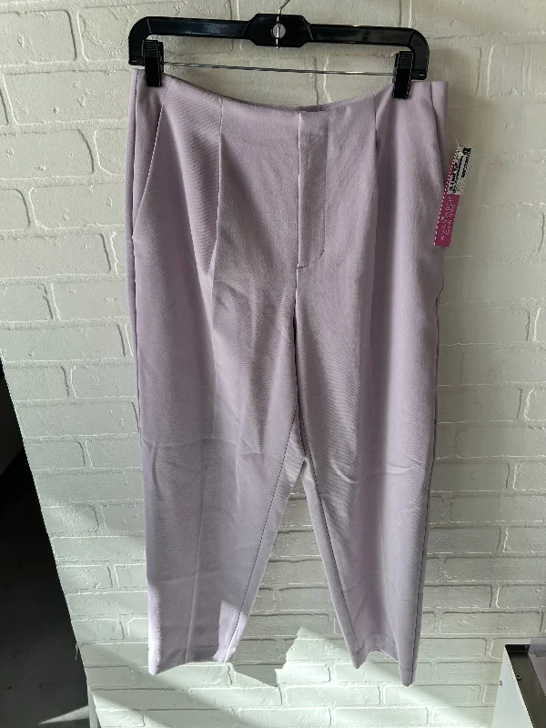 Stylish wide-leg pants for bold evening looks -Pants Other By A New Day In Purple, Size: 10