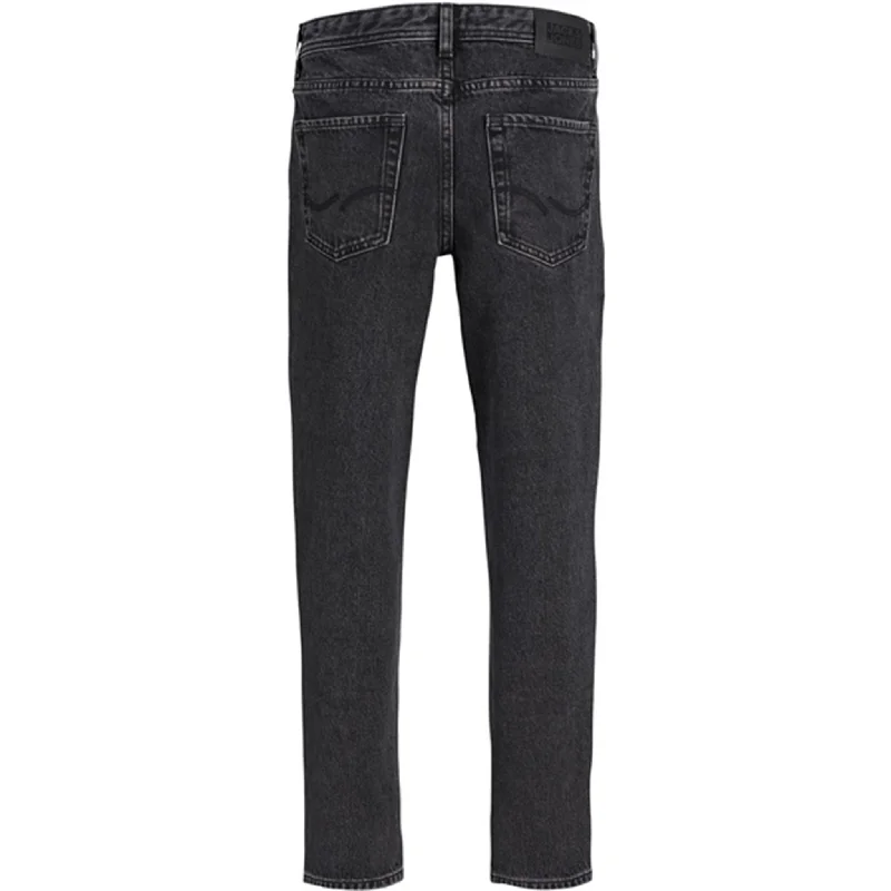 Casual Friday Jeans for Relaxed -Jack & Jones Junior Black Denim Original Chris Jeans 823 Noos