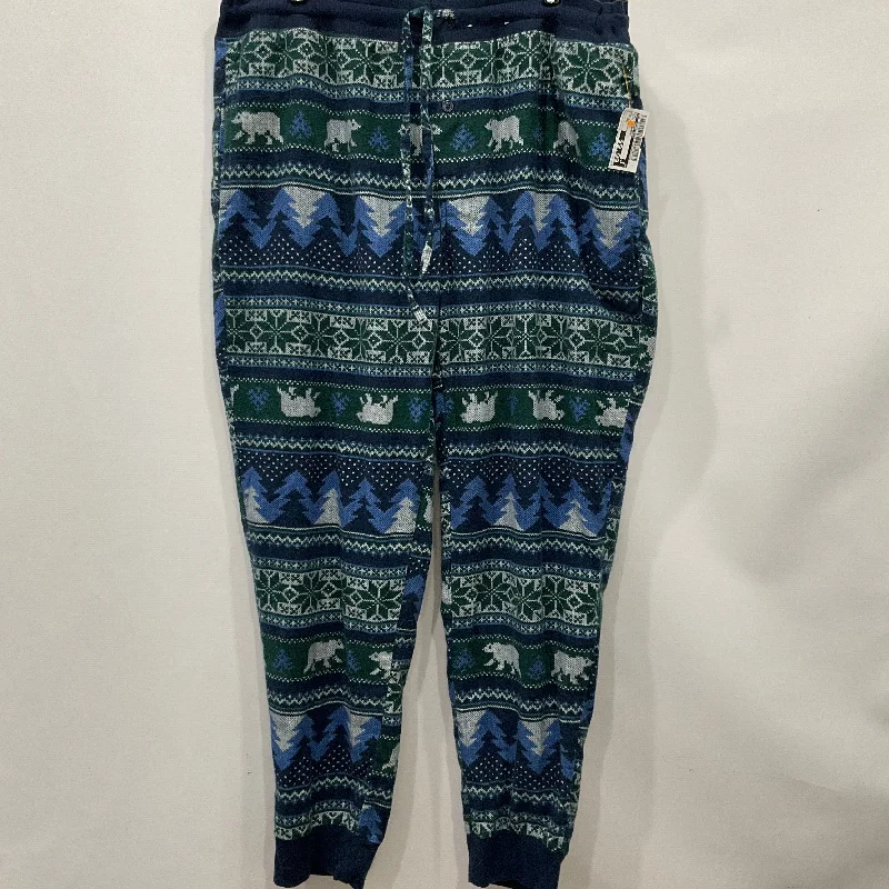 Vintage corduroy pants for retro style vibes -Pants Lounge By St Johns Bay In Blue, Size: Xl