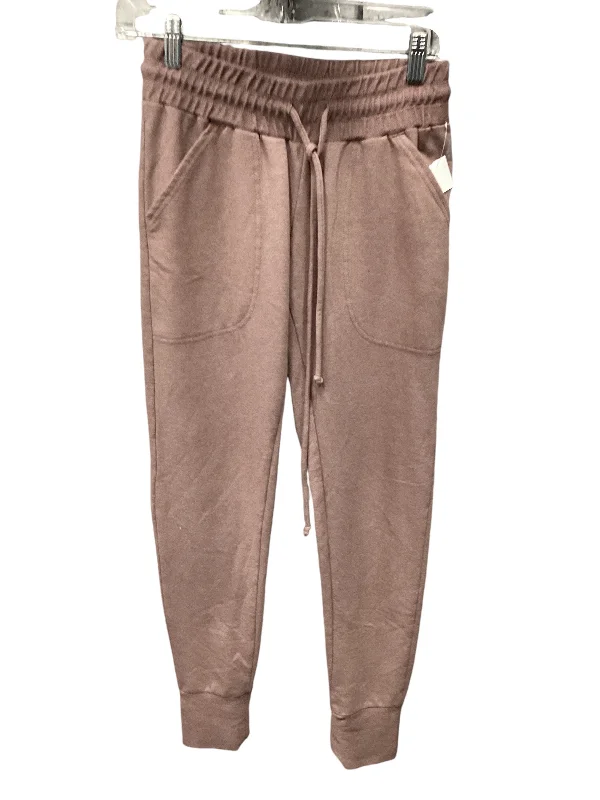 Relaxed chino pants for casual Friday offices -Pants Lounge By Free People In Brown, Size: Xs