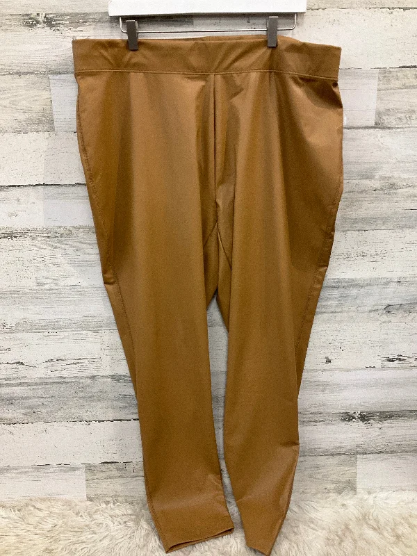 Waterproof rain pants for stormy weather protection -Pants Other By Ashley Stewart In Tan, Size: 22