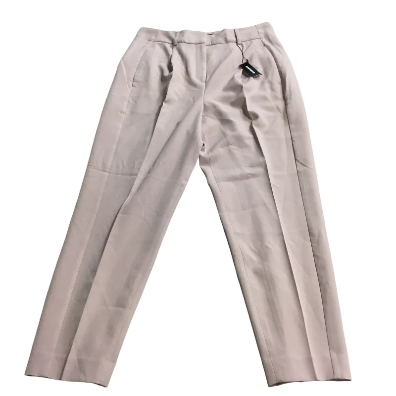 Tailored wool pants for sharp winter dressing -Pants Dress By Express In Mauve, Size: 8