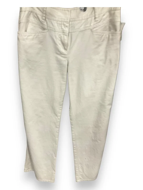 Casual drawstring pants for effortless home relaxation -Pants Wide Leg By Loft In Tan, Size: 2