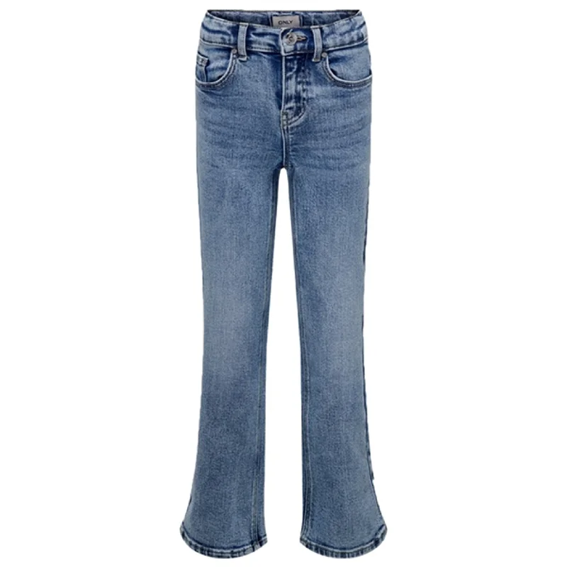 Tapered Jeans for Modern -Kids ONLY Light Blue Denim Juicy Wide Leg Denim Jeans Noos