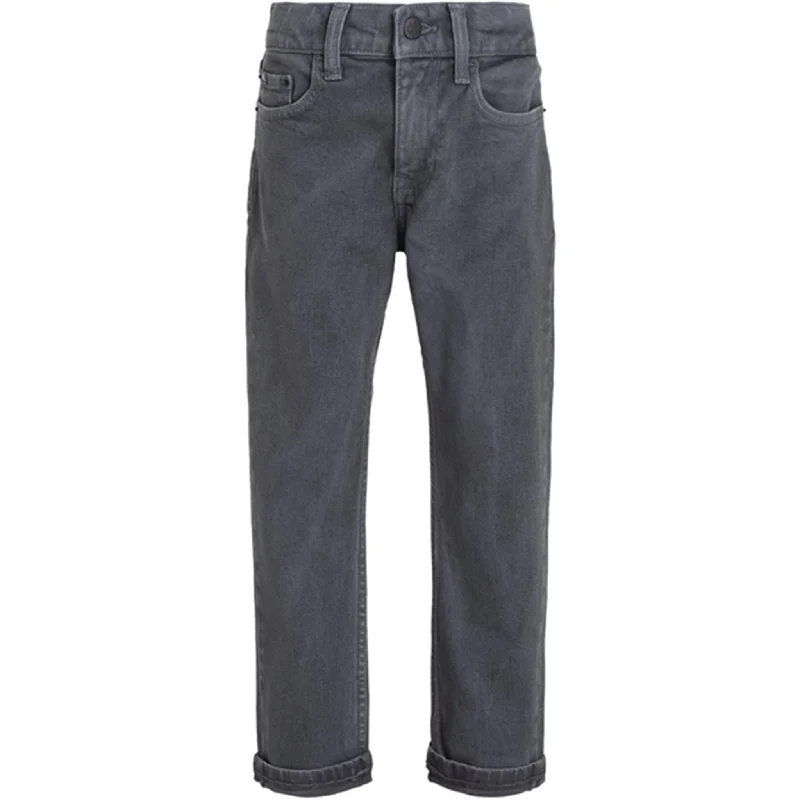 Relaxed Jeans for Comfortable -Calvin Klein Dad Pants Grey Dark Overdyed