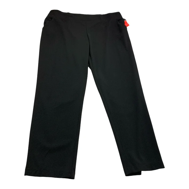 Durable canvas pants for heavy-duty work use -Pants Other By Ashley Stewart In Black, Size: 20