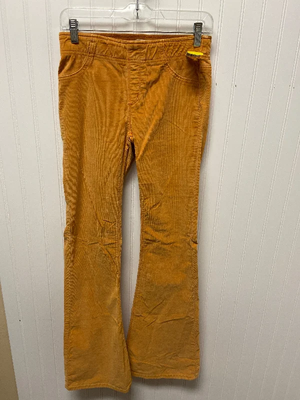 Reinforced knee pants for tough outdoor tasks -Pants Corduroy By Free People In Orange, Size: 4