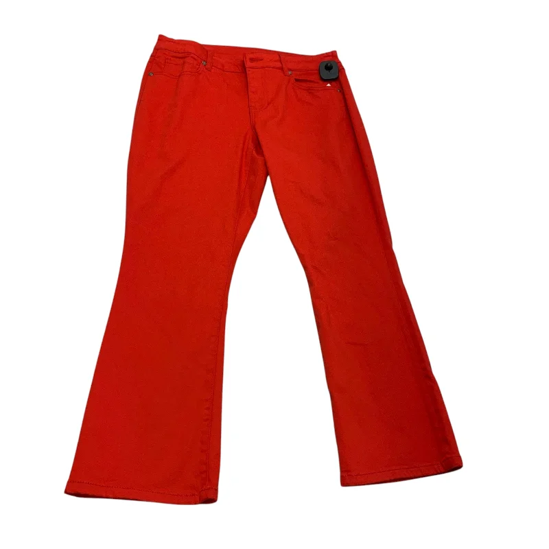 Stretch twill pants for flexible office comfort -Pants Other By Cabi In Red, Size: 6