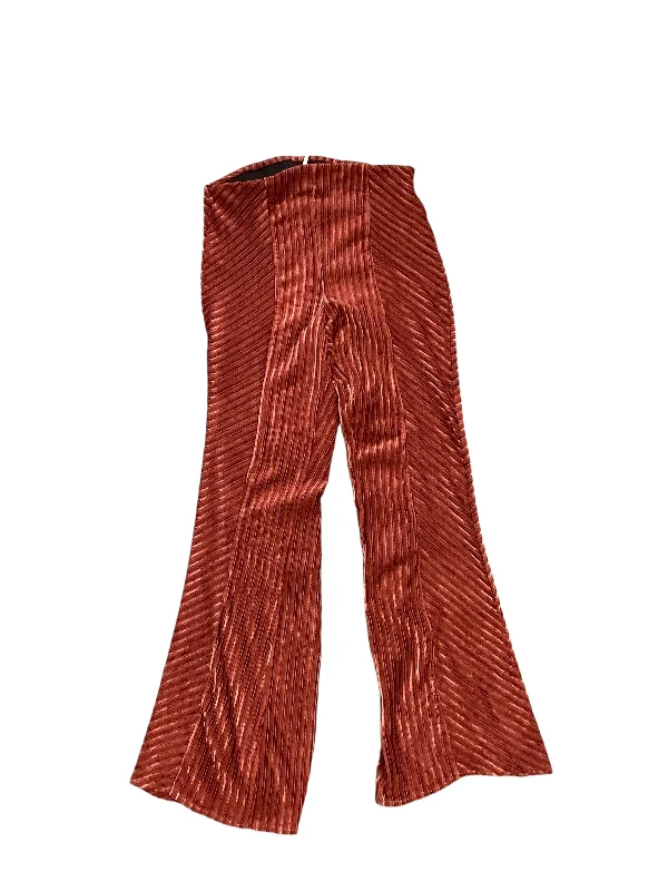 Stylish cropped pants for warm season trends -Pants Wide Leg By Free People In Red, Size: L