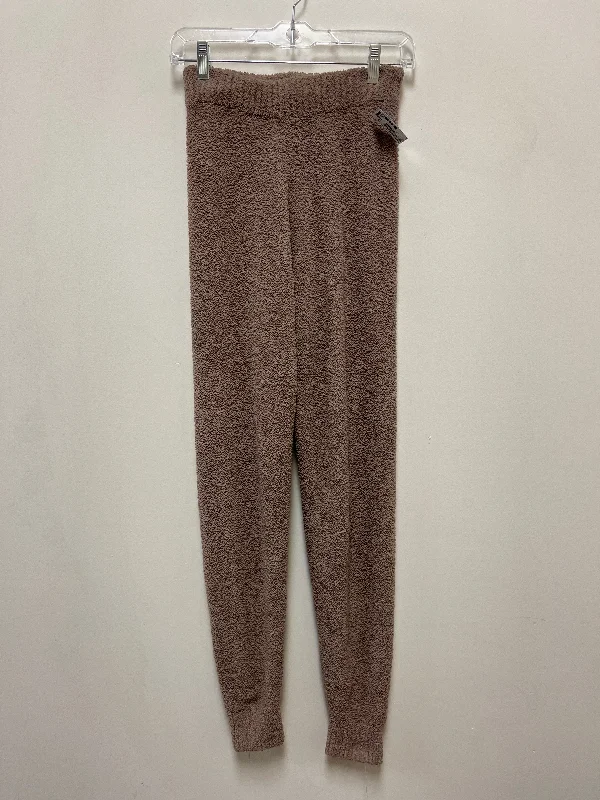 Stretchy skinny pants for figure-hugging appeal -Pants Lounge By Pink Rose In Brown, Size: 4