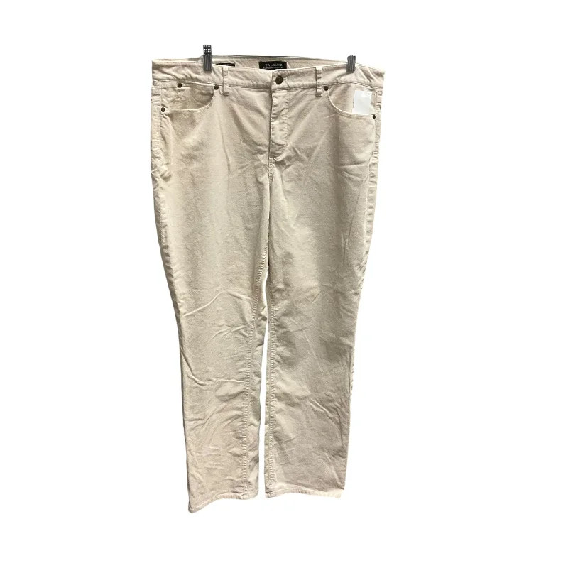 Quick-dry pants for active sports enthusiasts -Pants Corduroy By Talbots In Cream, Size: 16