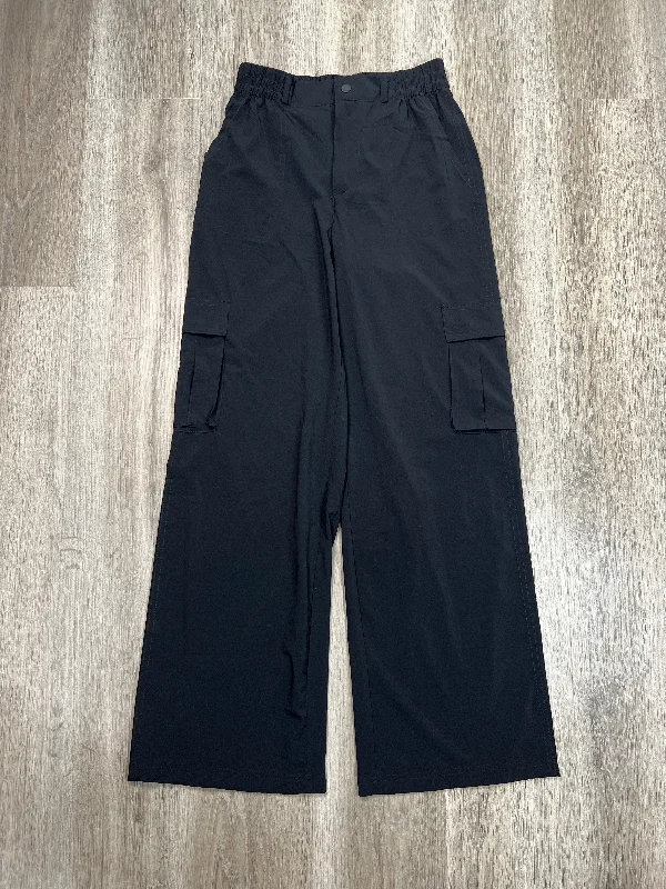 Lightweight linen pants for beach vacation style -Pants Cargo & Utility By Aerie In Black, Size: S