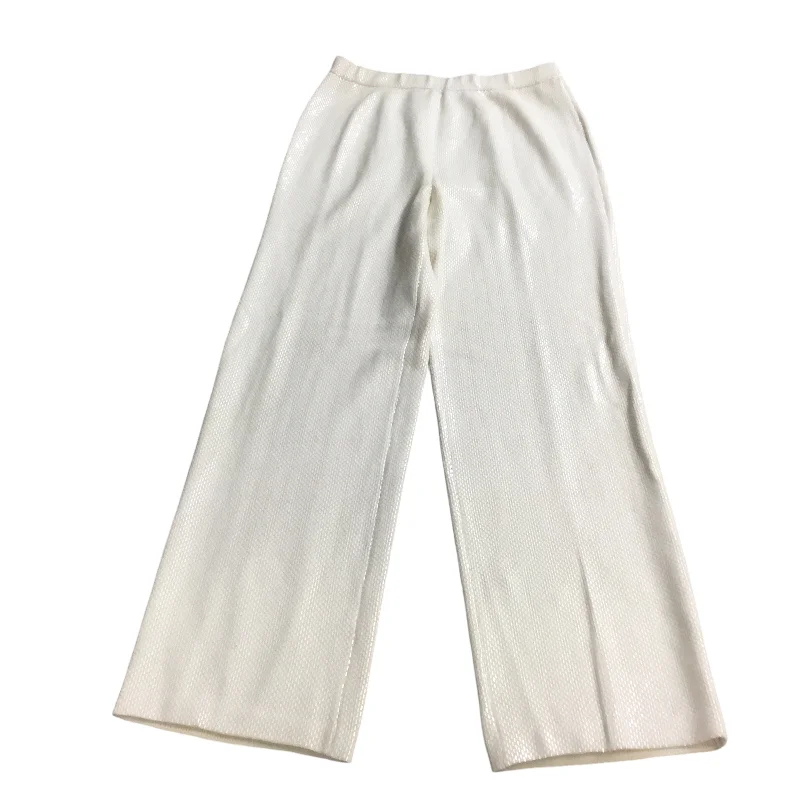 Relaxed cotton pants for breezy casual days -Pants Other By St John Evening In Cream, Size: 12