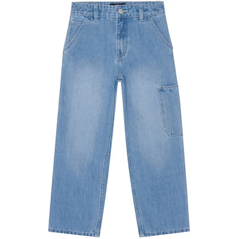 Bootcut Jeans for Flattering -Molo Lightblue Denim Archer Pants