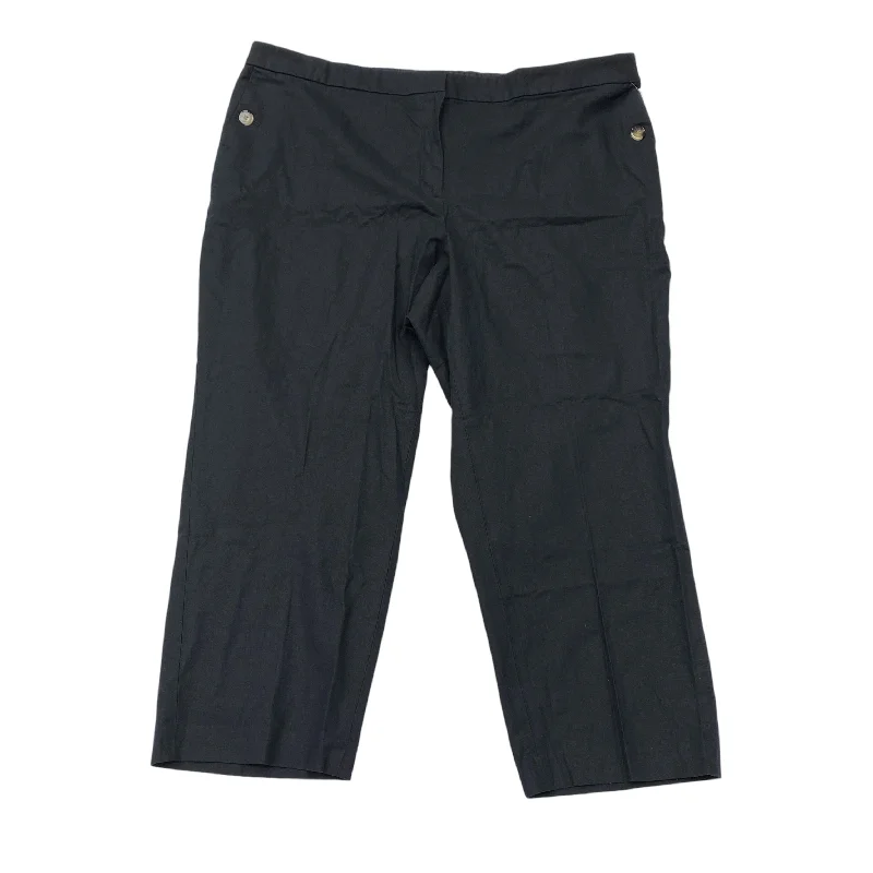 Rugged work pants for construction job durability -Pants Linen By J. Crew In Black, Size: 3x