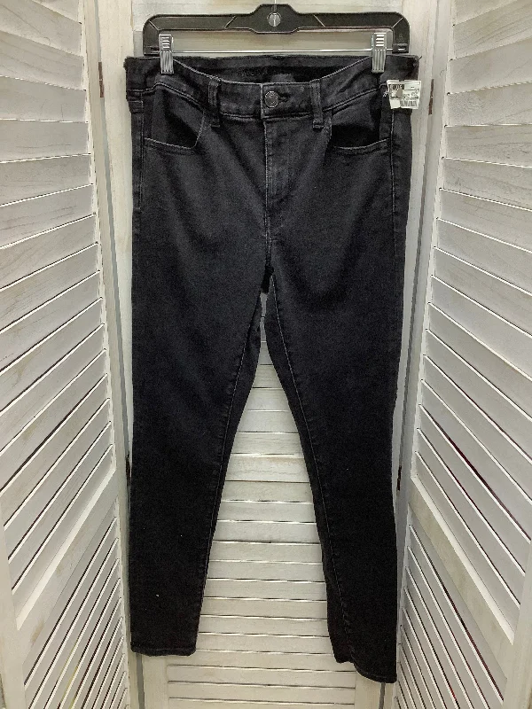 Tailored khaki pants for smart casual attire -Pants Chinos & Khakis By American Eagle In Black, Size: 12