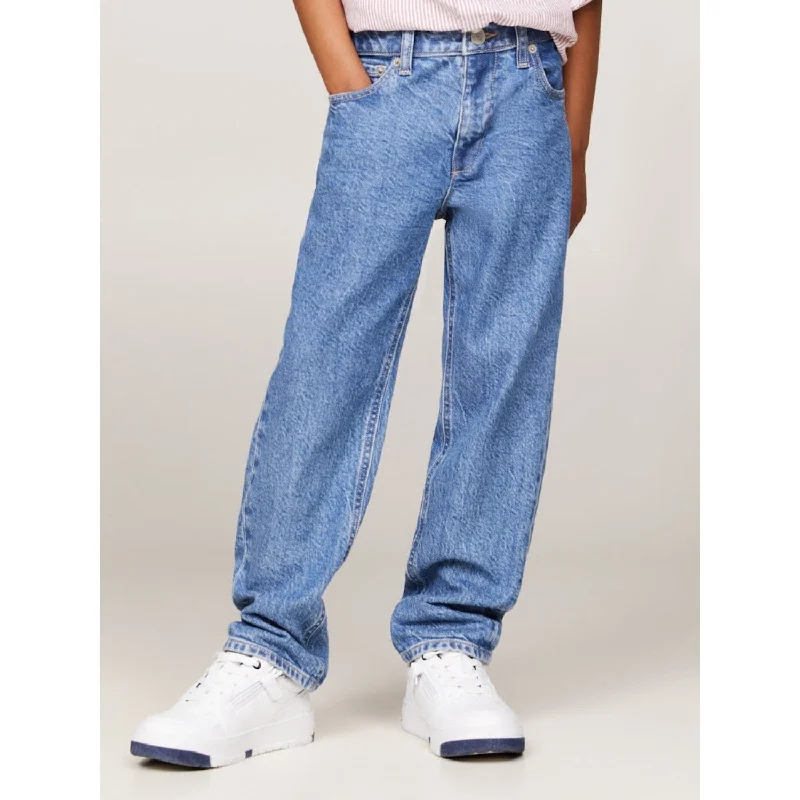 Recycled Jeans for Green -Tommy Hilfiger Midsaltpepper Skater Mid Salt&Pepper Denim Jeans