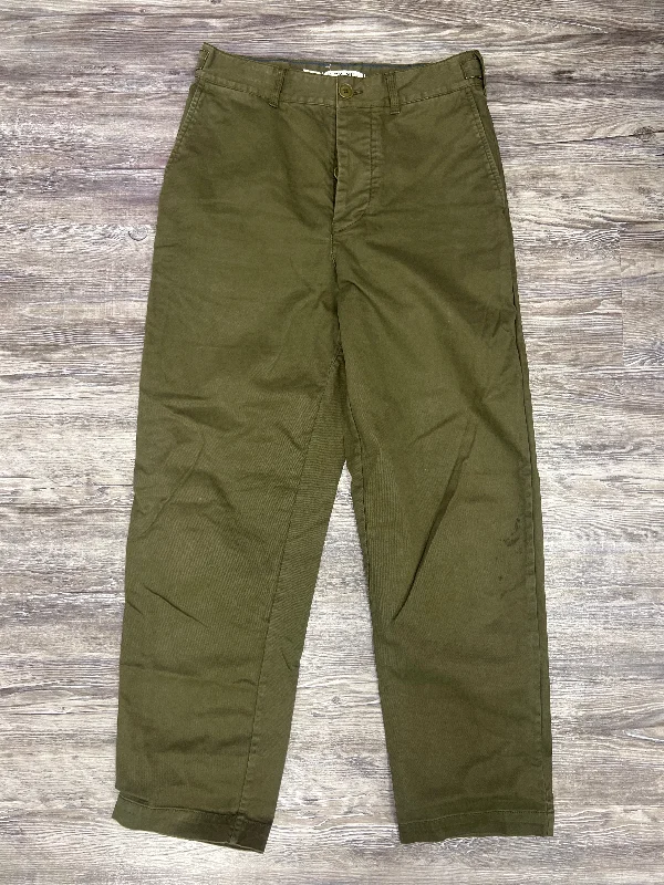 Lightweight linen pants for beach vacation style -Pants Chinos & Khakis By Cmc In Green, Size: 4