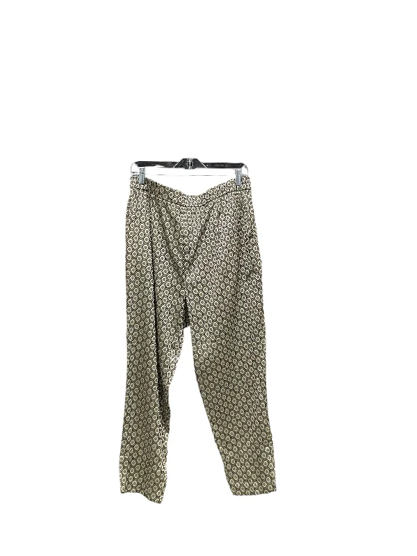 Slim-fit dress pants for sharp evening events -Pants Dress By Anthropologie In Black & Gold, Size: L