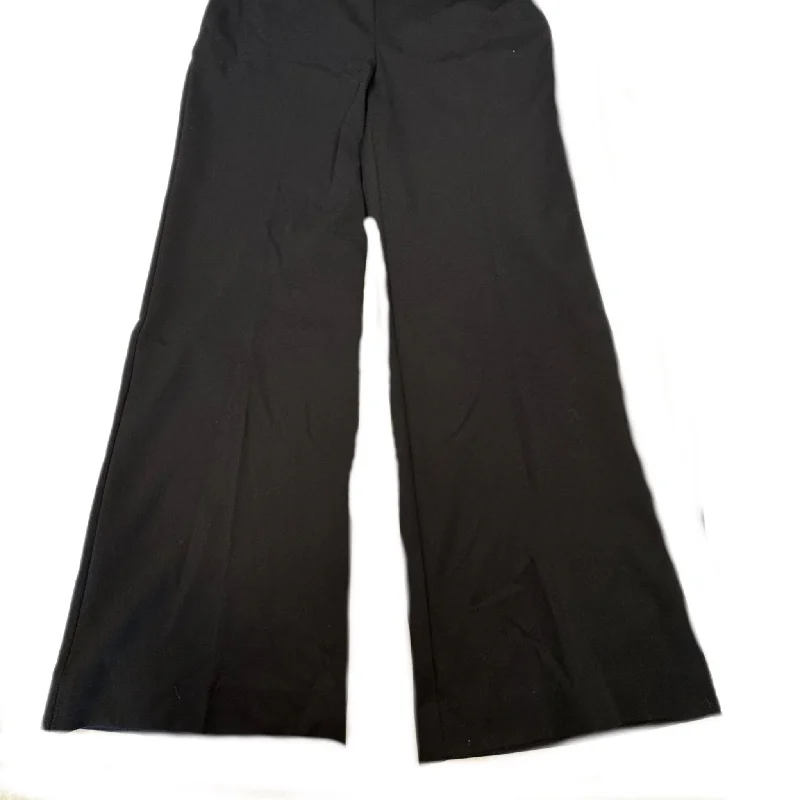 Cozy sweatpants pants for lazy Sunday mornings -Pants Wide Leg By Chicos In Black, Size: 2