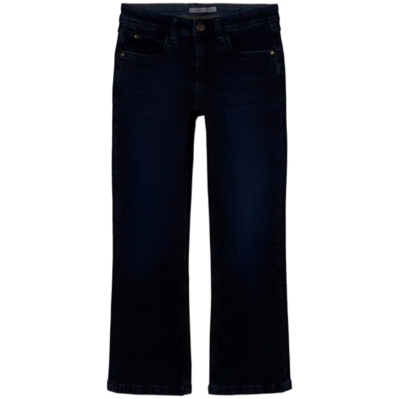 Branded Jeans for Quality -Name it Dark Blue Denim Ryan Straight Jeans Noos