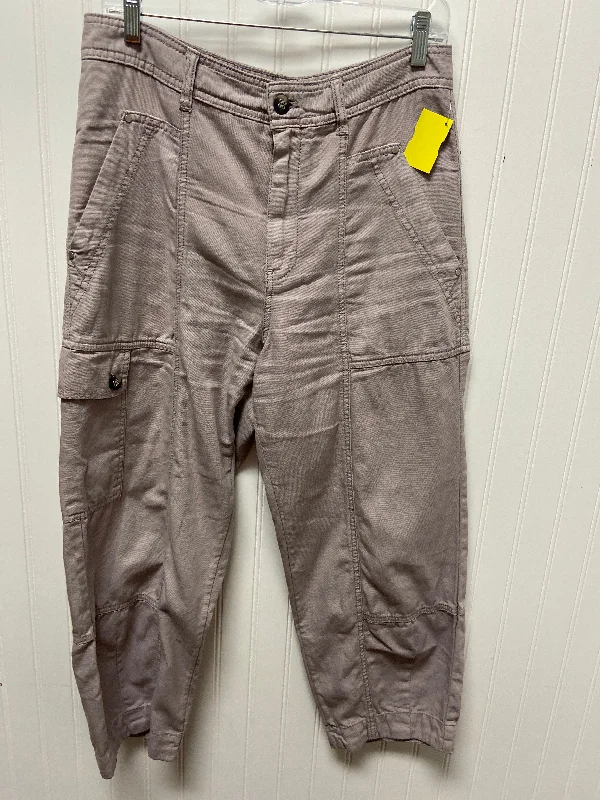 Casual twill pants for easygoing daily outfits -Pants Chinos & Khakis By Anthropologie In Purple, Size: 6