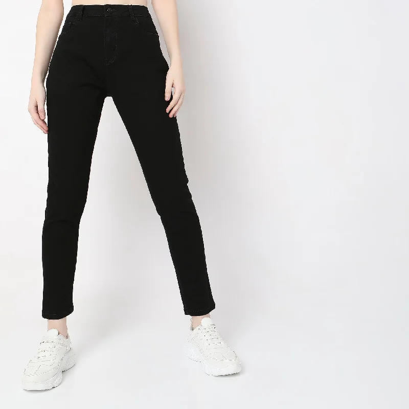 Four Pocket Jeans for Simplicity -Skinny Fit High Rise Jeans