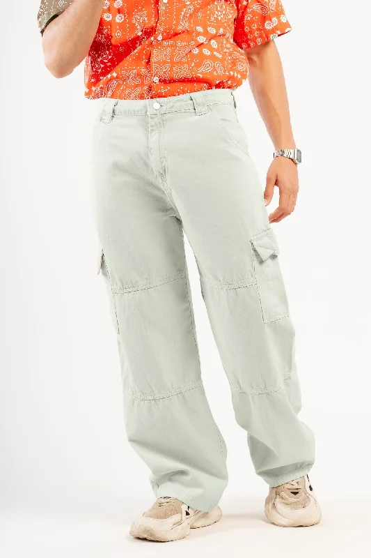 Four Pocket Jeans for Simplicity -All Sage Cargo Men's Jeans