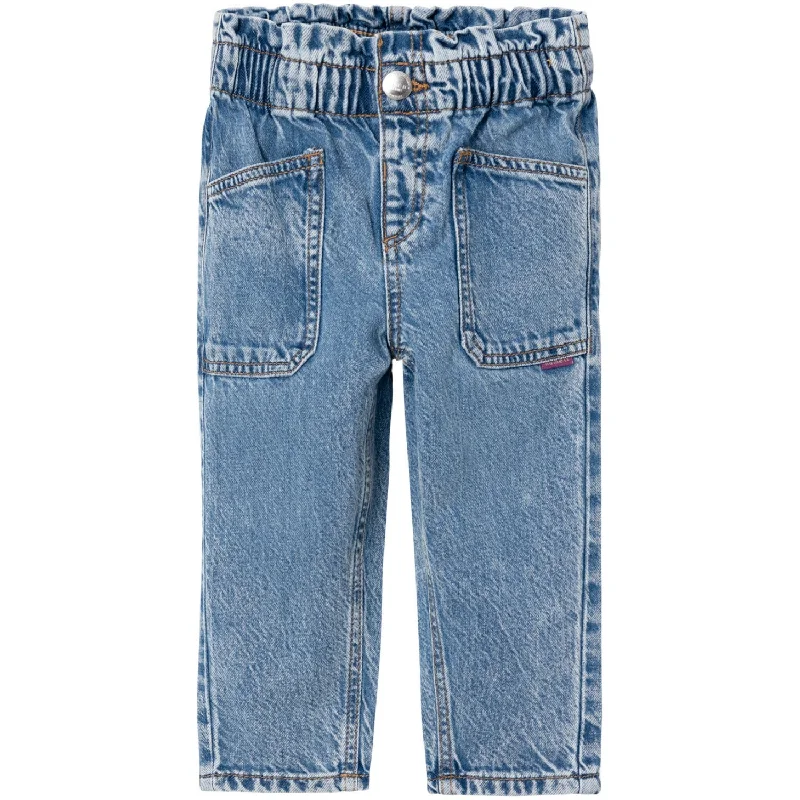 Faded Jeans for Laid-back -Name It Medium Blue Denim Bella Shaped Jeans