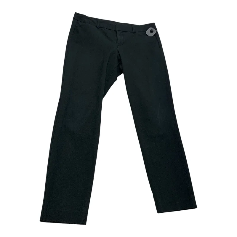 Casual twill pants for easygoing daily outfits -Pants Other By Old Navy In Black, Size: 8