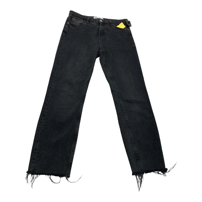 Insulated snow pants for winter outdoor fun -Pants Other By Zara In Black Denim, Size: 6