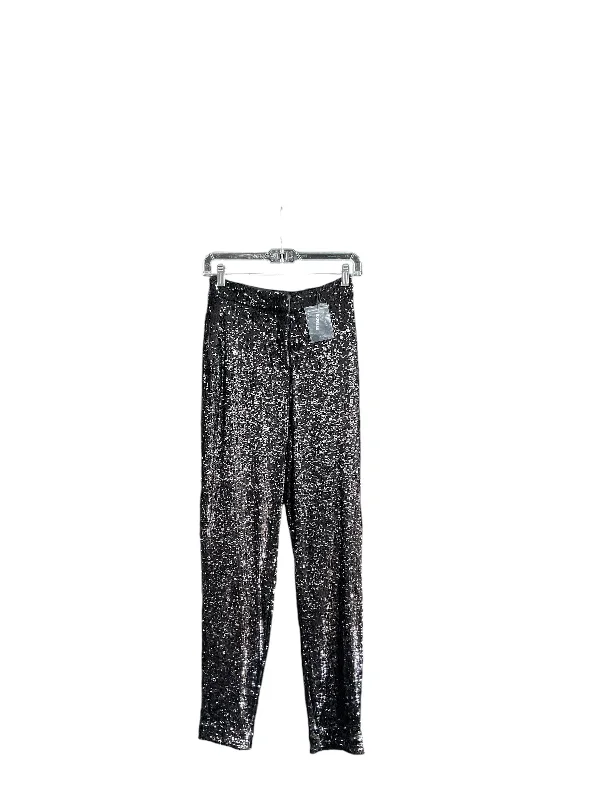 Flowy linen pants for relaxed tropical vacations -Pants Joggers By Express In Black, Size: Xs