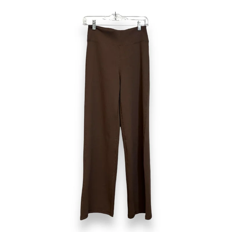 Rugged work pants for construction job durability -Pants Lounge By Mono B In Taupe, Size: S