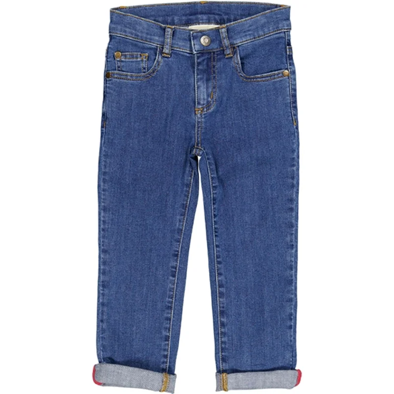 Five Pocket Jeans for Storage -MarMar Mid Indigo Pallas Jeans