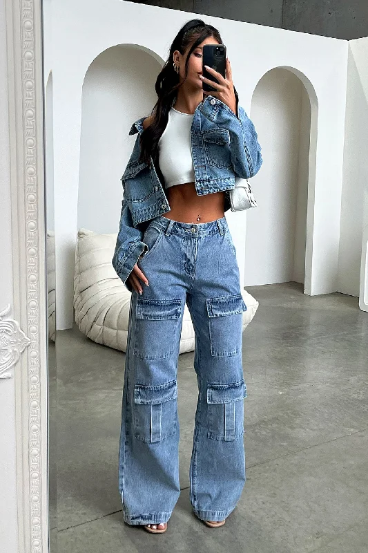 Boyfriend Jeans for Relaxed -Adalia Jeans - Blue