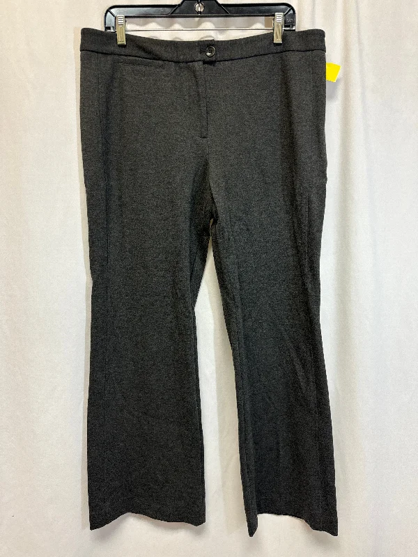 Moisture-wicking pants for intense gym workouts -Pants Dress By Talbots In Grey, Size: 14p