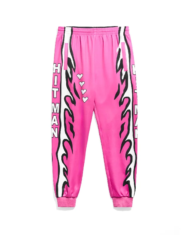 Rugged work pants for construction job durability -Bret Hart Badd Blood 1997 Entrance Pants