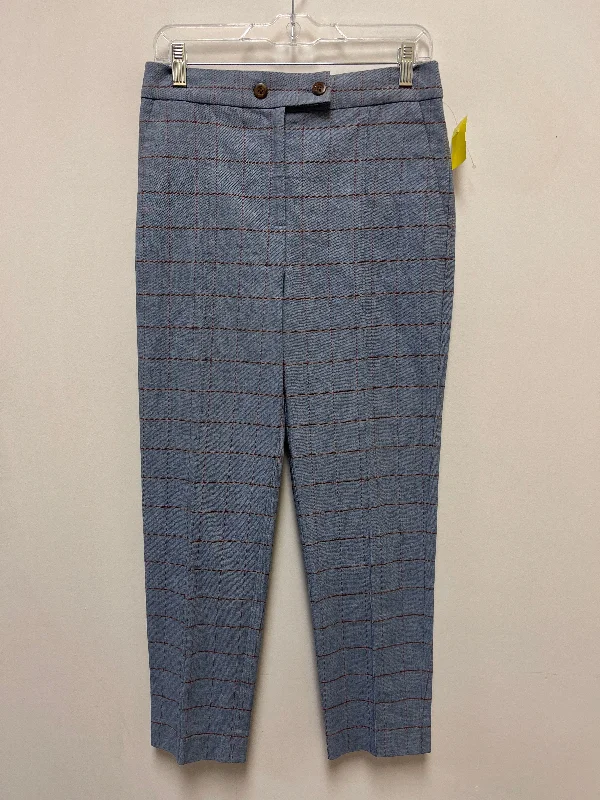 Tailored ankle pants for chic office outfits -Pants Dress By Rebecca Taylor In Blue, Size: 4