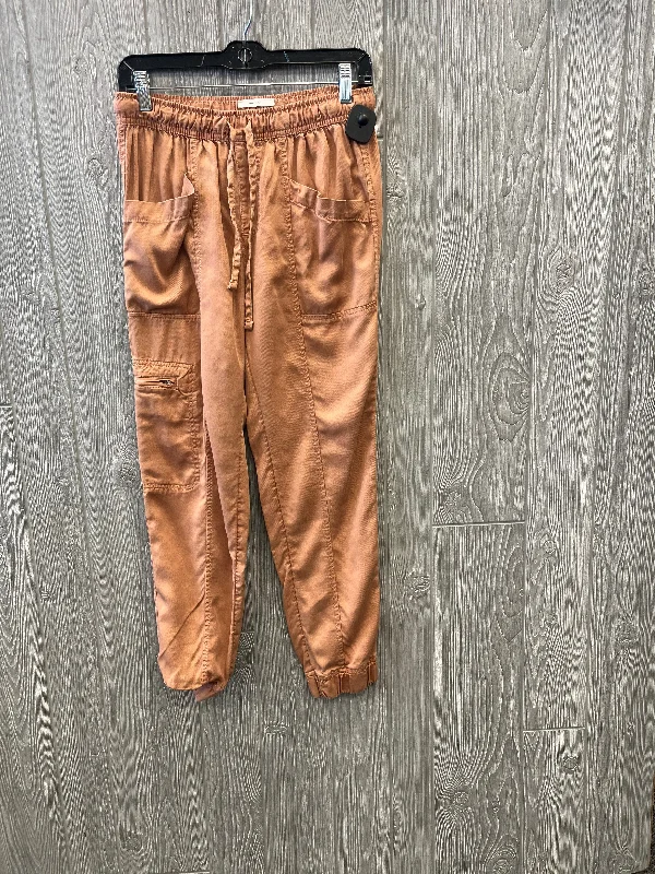 Stylish wide-leg pants for bold evening looks -Pants Cargo & Utility By Nicole Miller In Orange, Size: 4